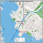 MBTA Maverick Neighborhood Map